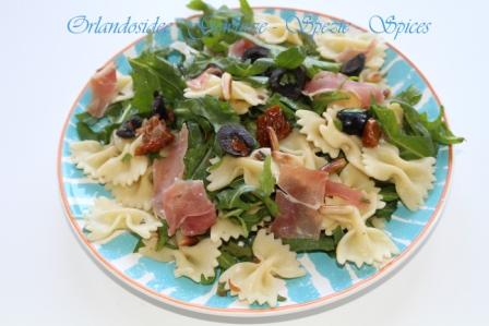 Nudelsalat mit Parma Schinken und Rucola Orlandosidee Rezepte